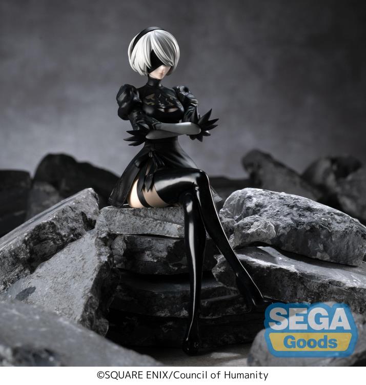 SEGA PREMIUM PERCHING FIGURE NIER: AUTOMATA VER.1. 1A 2B SEGA PREMIUM PERCHING FIGURE NIER: AUTOMATA VER.1. 1A 2B